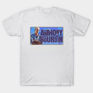 Anthony Bourdain Text Vintage Retro Style T-Shirt